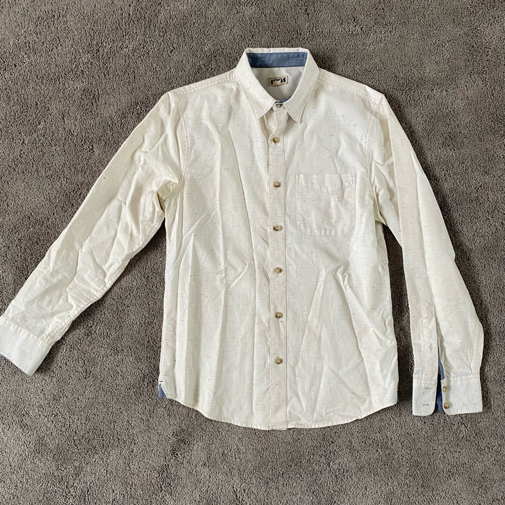 1901 Mens speckled button down